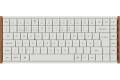 Keychron K3 Ultra Wood White Wireless POM Red