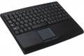 Adesso Slim Touch Mini With Touchpad USB QWERTY Black Keyboard
