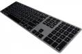 Matias Wireless Bluetooth Aluminum Keyboard Space Gray