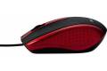 Verbatim Mouse Optical Corded f/PCs & Macs Red/Black 99742