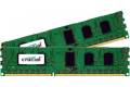 8GB Crucial PC3-12800 1600MHz 1.35V CL11 DDR3 Dual Memory Kit (2 x 4GB)