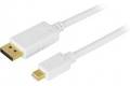 Deltaco DisplayPort till Mini-DisplayPort-kabel 2m