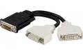 Deltaco DMS-59 till 2xDVI-I Dual Link adapter