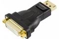Deltaco DisplayPort till DVI-D singlelink adapter