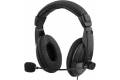 Deltaco Hl-57 Hodesett Usb Stereo Svart