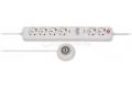 Brennenstuhl Eco-Line Extension Socket Comfort Switch Plus EL CSP 24 6-way 1.5m H05VV-F 3G1.5 2 permanent 4 switchable ()