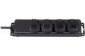 Brennenstuhl Extension socket IP44 4-way black 2m H07RN-F 3G1.5 ()