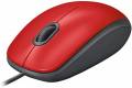 Logitech M110 Silent Kabling 1,000dpi Mus Rød