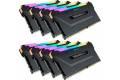 Corsair 128GB (8x16GB) DDR4 2666MHz CL16 Vengeance RGB Pro Svart