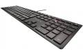 CHERRY KC 6000 SLIM keyboard Universal USB QWERTY Nordic Silver