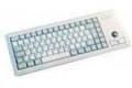 CHERRY Compact-Keyboard G84-4400 - Tangentbord - USB - tyska - ljusgrå